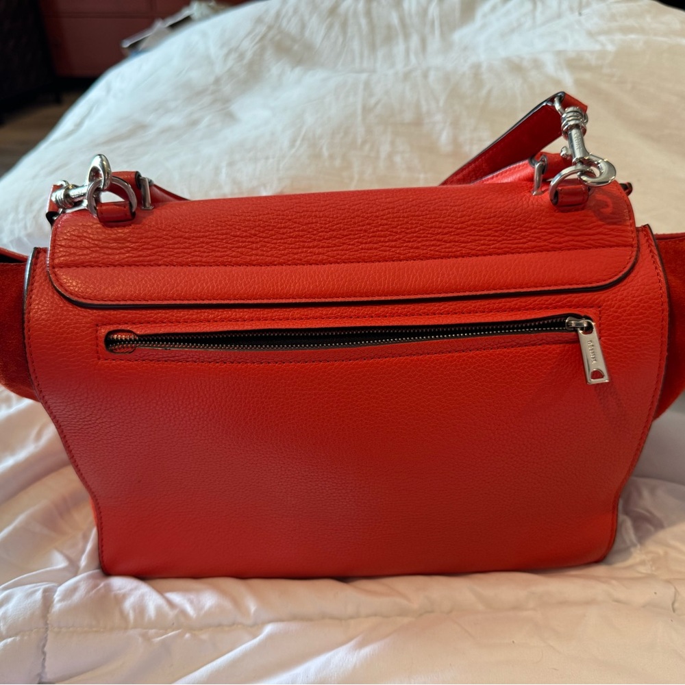 Celine leather/ suede trapeze handbag - Picture 3 of 12